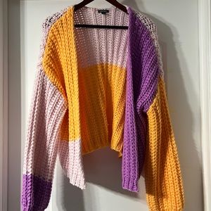 Color block sweater